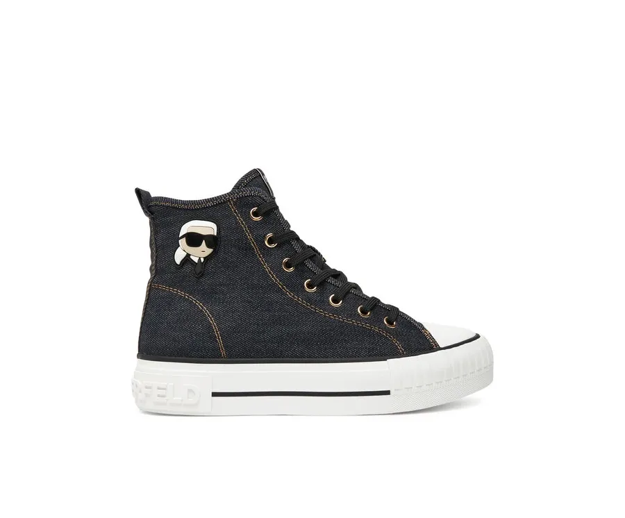 obrazek 1 KARL LAGERFELD Trampki KL60444D Granatowy