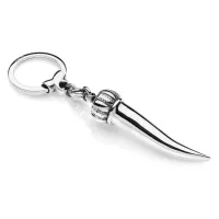 Zdjęcie Brelok na klucze „Szczęśliwy róg” ze srebra – Pampaloni