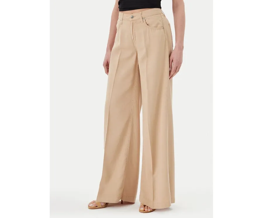obrazek 1 ViCOLO Jeansy DD5043 Beżowy Wide Leg