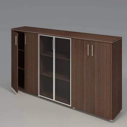 Zdjęcie Prestiżowa, Duża, Elegancka 6-Drzwiowa Komoda do Biura - Biuro Serwis