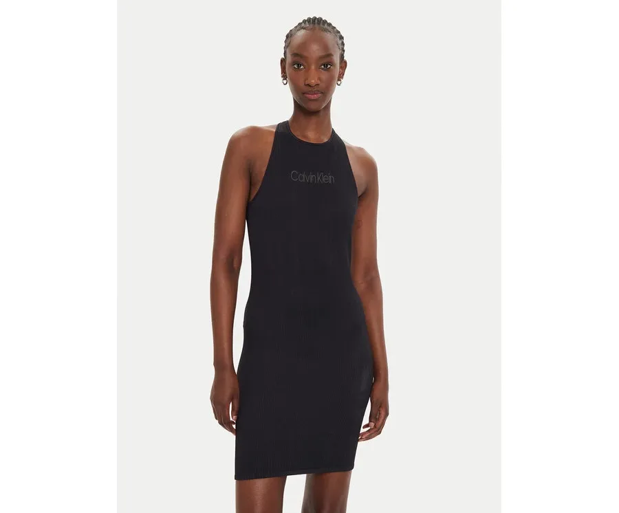 obrazek 1 Calvin Klein Performance Sukienka letnia 00GWF4D900 Czarny Slim Fit