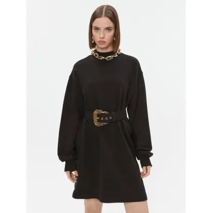Zdjęcie Versace Jeans Couture Sukienka dzianinowa 75HAO971 Czarny Relaxed Fit