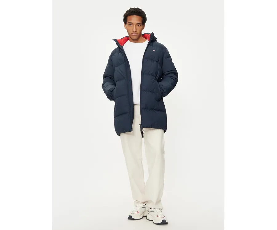 obrazek 1 Tommy Jeans Kurtka puchowa Essential DM0DM20466 Granatowy Regular Fit