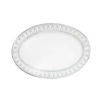 Picture Beautiful oval platter 31 cm made of porcelain - Porcel