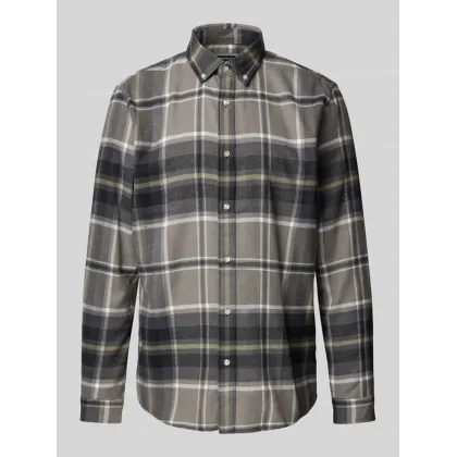 Zdjęcie Koszula casualowa o kroju tailored fit z kołnierzykiem typu button down model ‘LIAN’