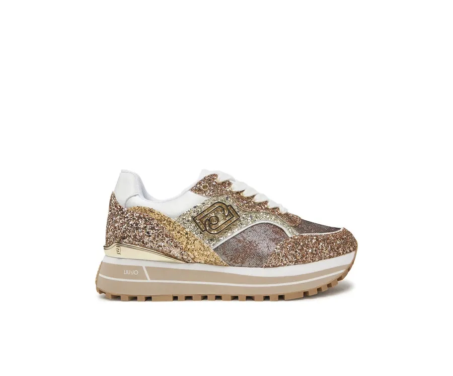 obrazek 1 Liu Jo Sneakersy Maxi Wonder BA5015 TX007 Złoty