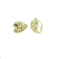 Picture Beautiful heart-shaped earrings with a hook