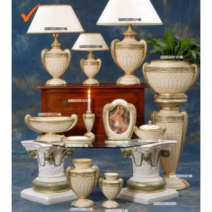 Zdjęcie Gustowna ceramiczna lampa do salonu