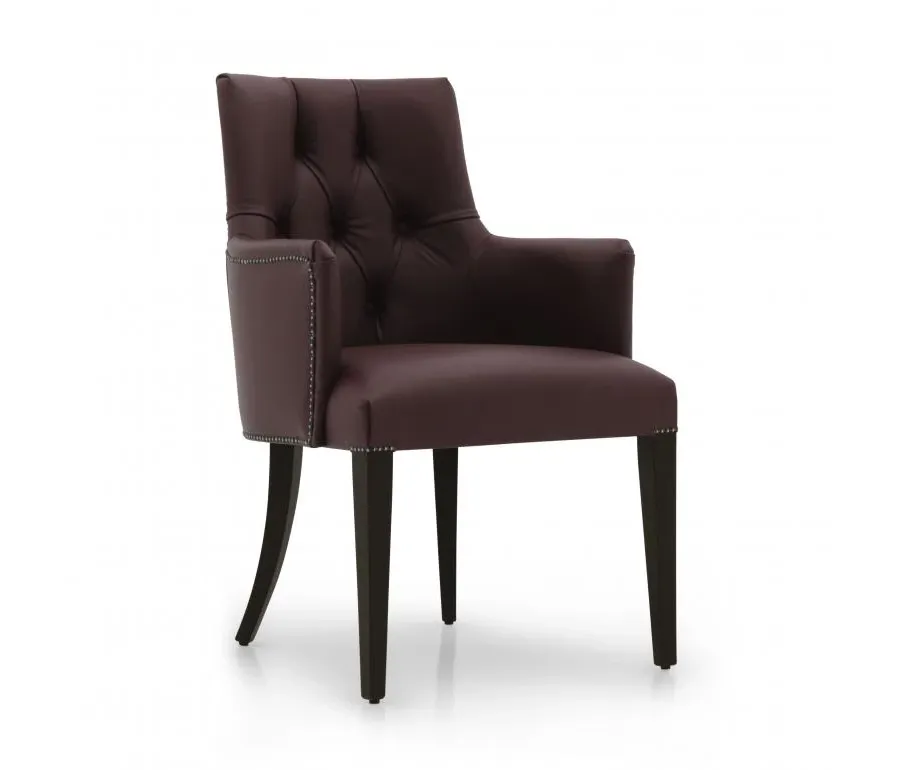 obrazek 1 Brązowy elegancki fotel w stylu nowoczesnym - Sevensedie