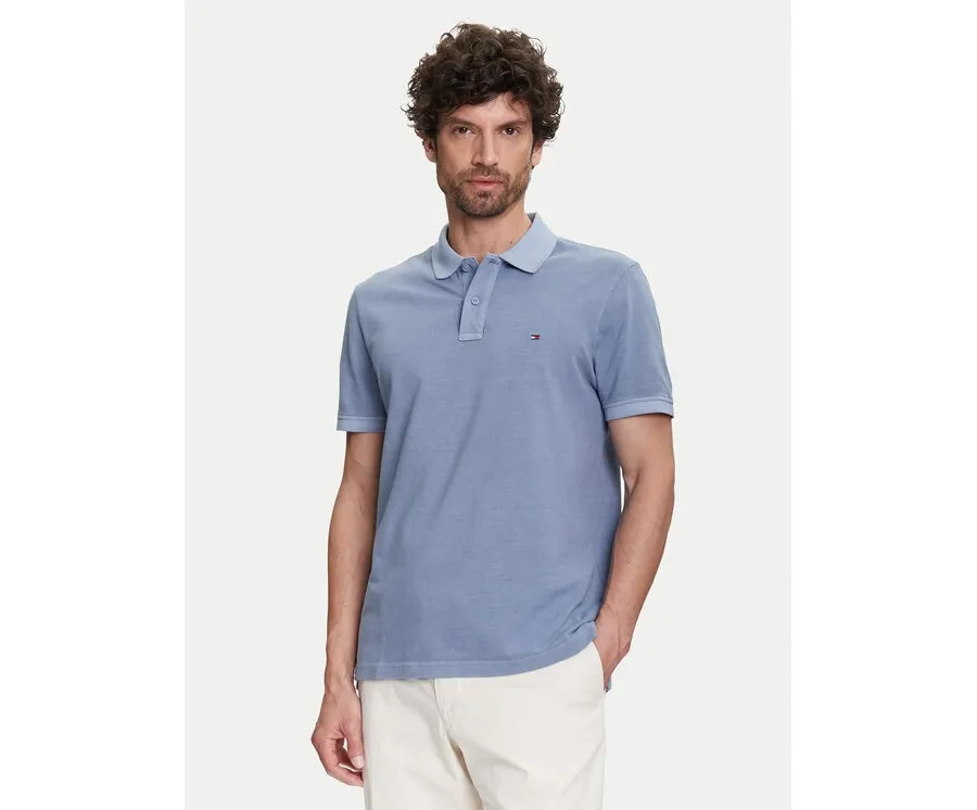 obrazek 1 Tommy Hilfiger Polo MW0MW34757 Niebieski Regular Fit