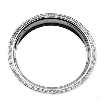 Picture Unique silver-plated glass coaster with decorated rim - Zaramella Argenti