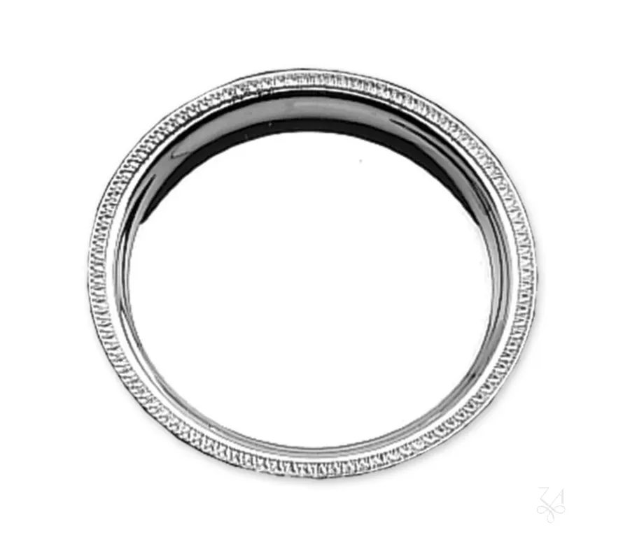 picture 1 Unique silver-plated glass coaster with decorated rim - Zaramella Argenti