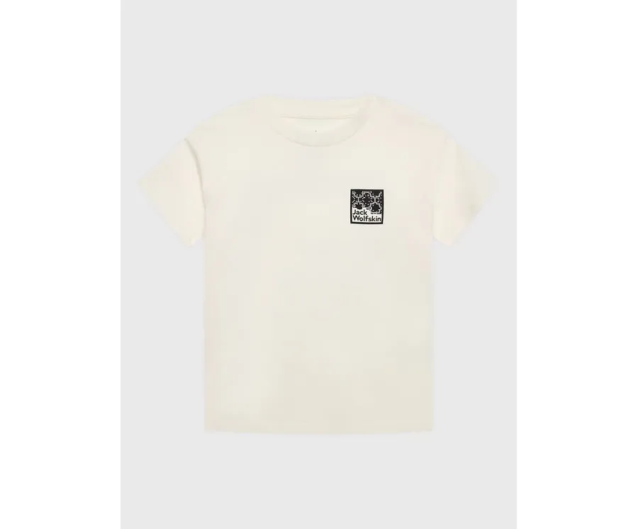 obrazek 1 Jack Wolfskin T-Shirt Teen Exploring 1609851 Beżowy Regular Fit