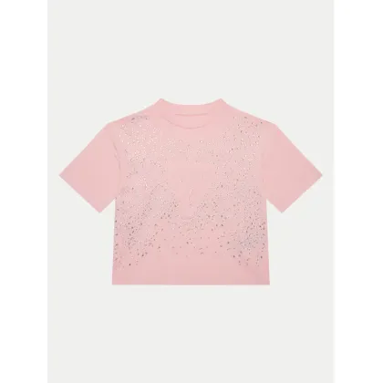 Zdjęcie Guess T-Shirt J5RI13 K6YW4 Różowy Boxy Fit