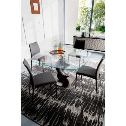 Zdjęcie Luksusowy, szklany, stół do salonu - Ozzio