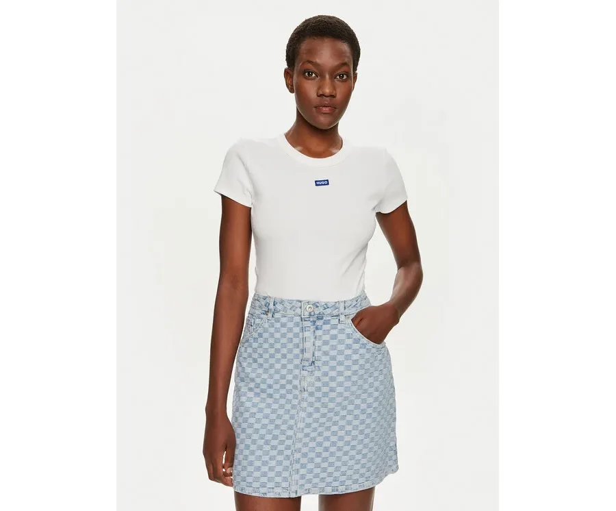 obrazek 1 Hugo T-Shirt Easy 50523924 Biały Slim Fit HUGO