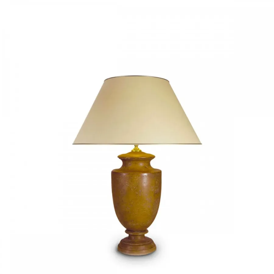obrazek 1 Mała lampa stołowa z ceramiki H.29xL.15xP.15 cm