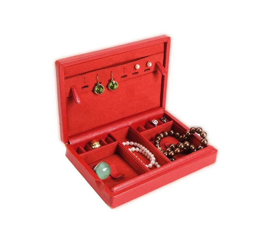 obrazek 1 Stylowa skórzana szkatułka na biżuterię - butik Luxury Products