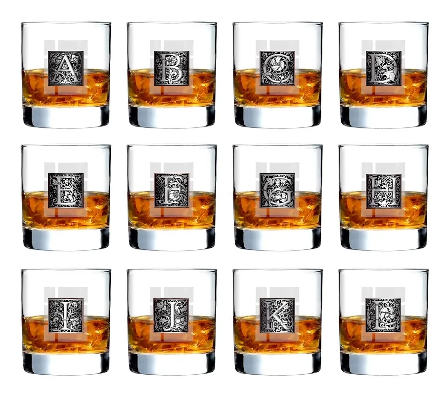 obrazek 3 Szklanka do whisky z wybranym inicjałem