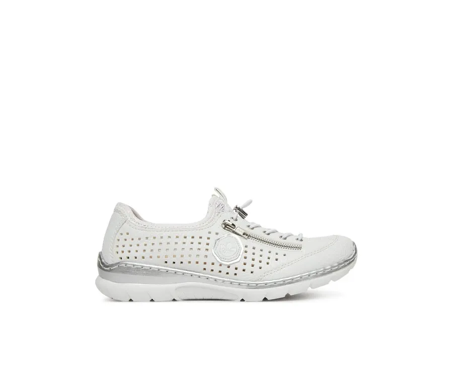 obrazek 1 Rieker Sneakersy L3254-80 Biały