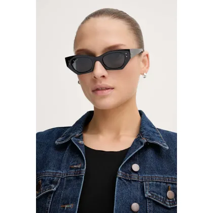 Zdjęcie Ray-Ban okulary przeciwsłoneczne damskie kolor czarny 0RB4430