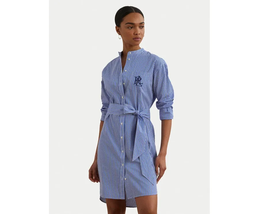 obrazek 1 LAUREN RALPH LAUREN Sukienka koszulowa 200963845001 Niebieski Straight Fit