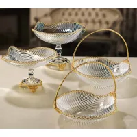Picture Unique decorative platters and baskets in the shape of a shell
