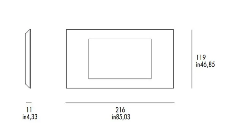 obrazek 5 Włoska rama do telewizora Quadro