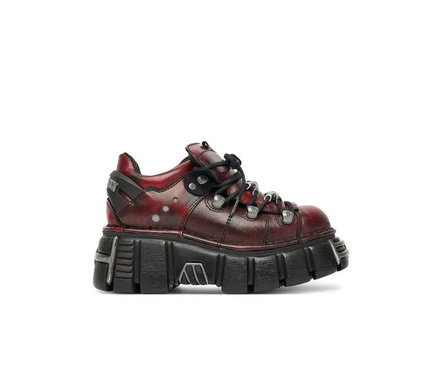obrazek 1 NEW ROCK Sneakersy M-120N-C67 Bordowy