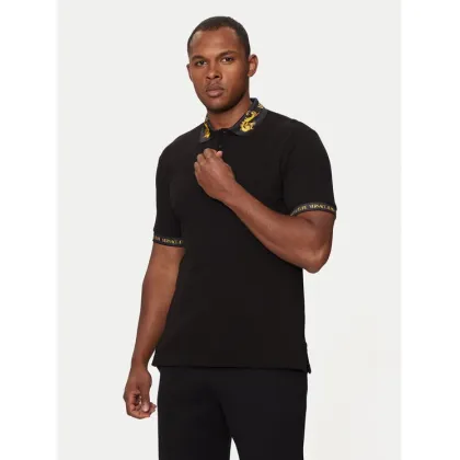 Zdjęcie Versace Jeans Couture Polo 76GAGT00 Czarny Regular Fit