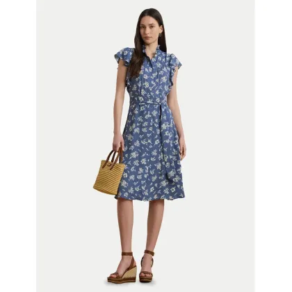 Zdjęcie LAUREN RALPH LAUREN Sukienka koszulowa 200970726001 Niebieski Regular Fit