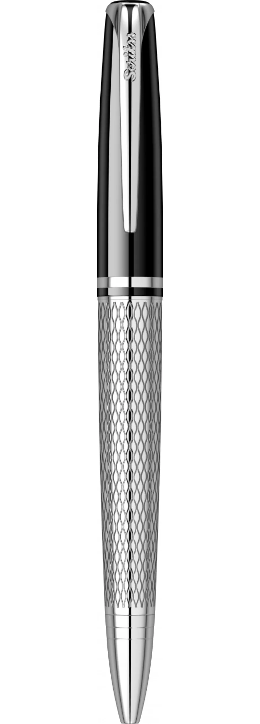 obrazek 3 Designerski chromowany długopis idealny na prezent