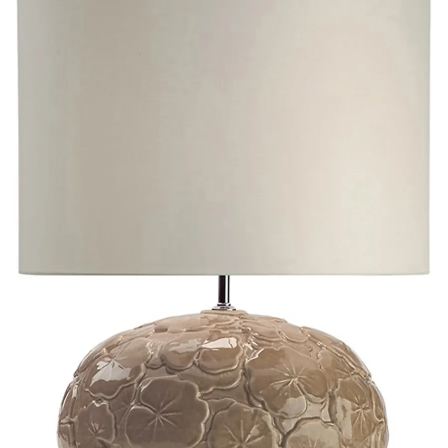 obrazek 4 Niska owalna ceramiczna lampa stołowa H.25xL.36xP.36 cm