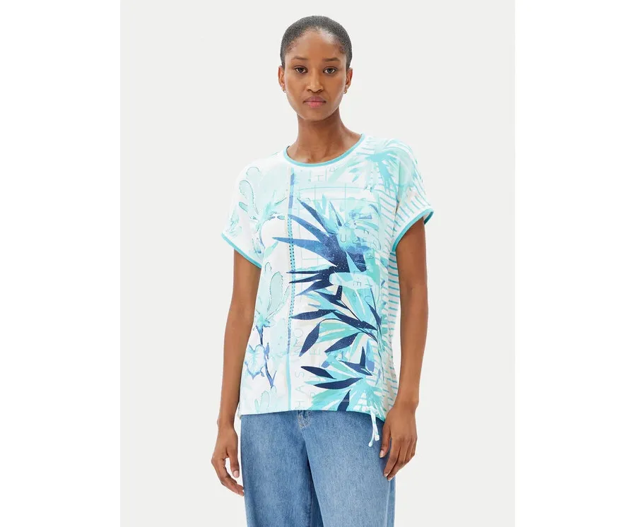 obrazek 1 Olsen T-Shirt 11105047 Niebieski Regular Fit