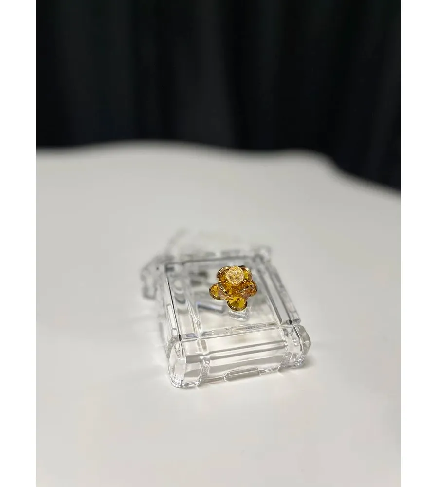 obrazek 3 Luksusowe pudełko 8x8 cm na drobiazgi wykonane we Włoszech