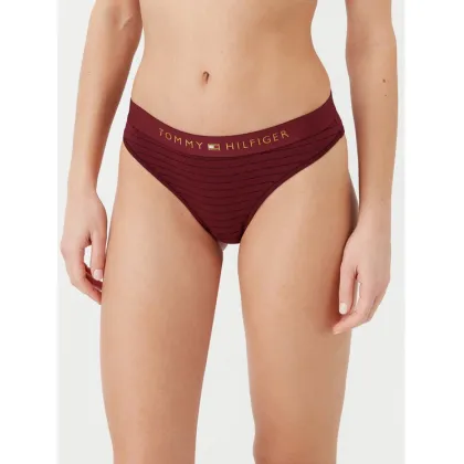 Zdjęcie Tommy Hilfiger Figi klasyczne UW0UW05588 Bordowy Regular Fit