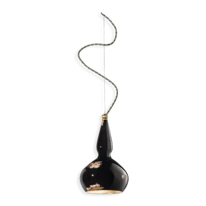 Zdjęcie Włoska lampa wisząca w stylu vintage o oryginalnym kształcie