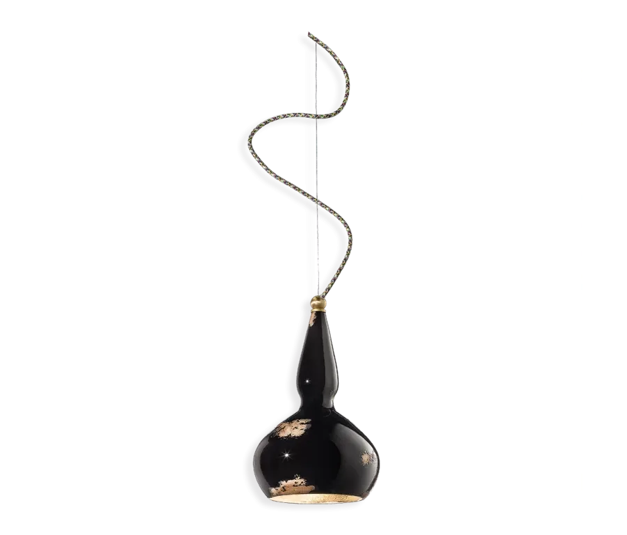 obrazek 1 Włoska lampa wisząca w stylu vintage o oryginalnym kształcie