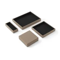 Picture Italian set of leather accessories for the desk