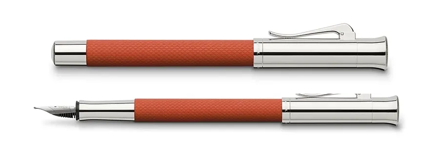 obrazek 3 Ekskluzywne pomarańczowe pióro - Graf von Faber-Castell Guilloche