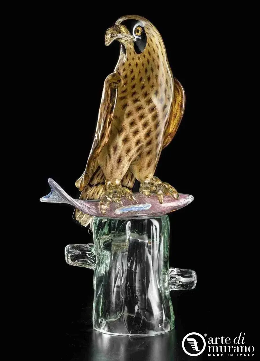 obrazek 1 Dekoracyjne szkło Murnao - elegancki Jastrząb na rybie