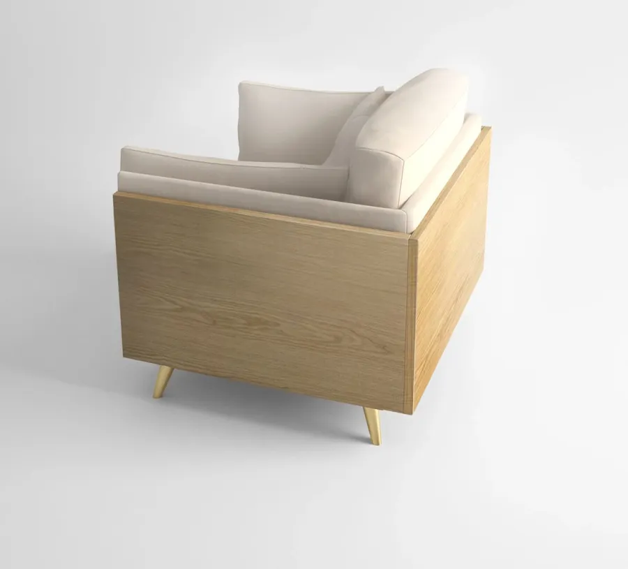 obrazek 2 Kremowy elitarny fotel do inspirującego salonu – Muranti