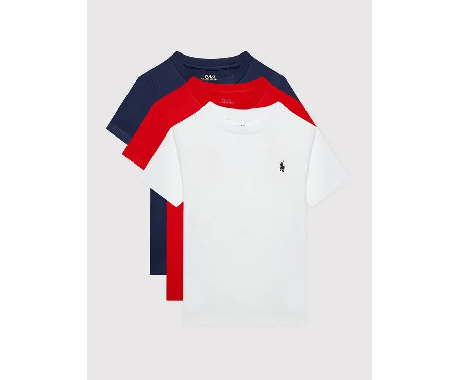 obrazek 1 Polo Ralph Lauren Komplet 3 t-shirtów 322884456001 Kolorowy Regular Fit