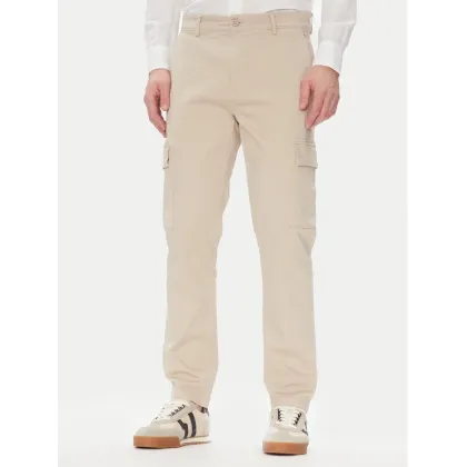 Zdjęcie Pepe Jeans Spodnie materiałowe PM211907 Beżowy Slim Fit