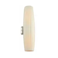 Picture Marvelous modern sconce with long pleated lamp shade