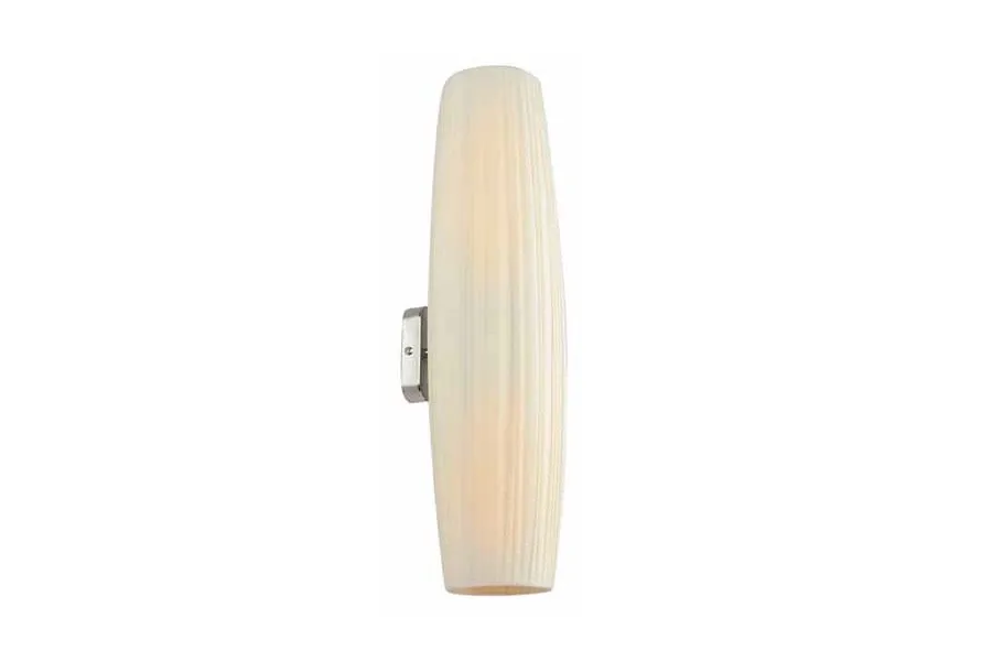 picture 1 Marvelous modern sconce with long pleated lamp shade