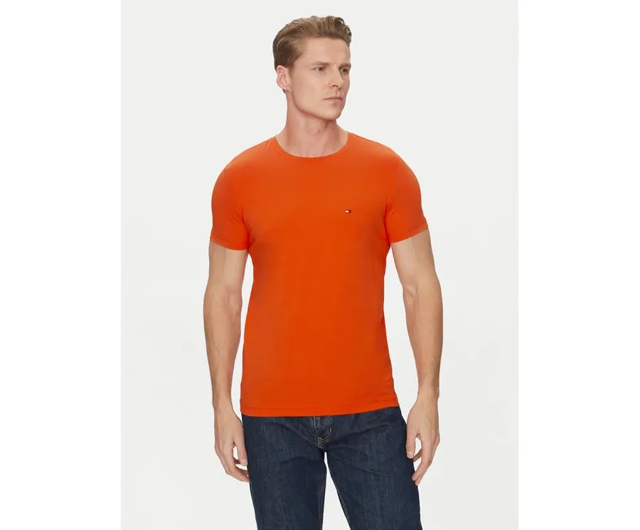 obrazek 1 Tommy Hilfiger T-Shirt MW0MW10800 Pomarańczowy Slim Fit