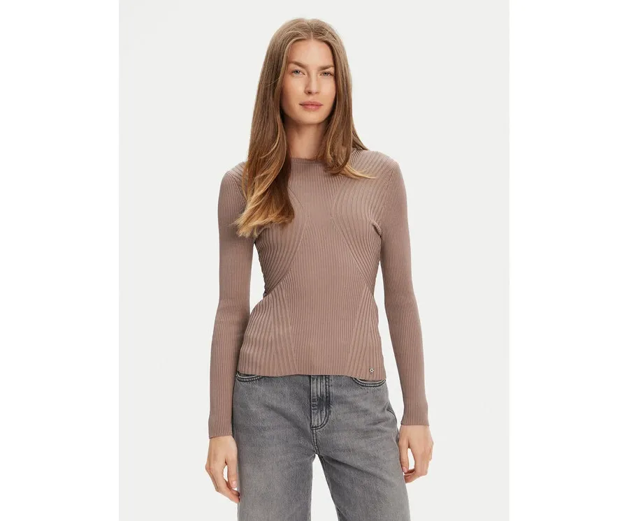 obrazek 1 Guess Sweter W5YR08 Z0040 Brązowy Regular Fit