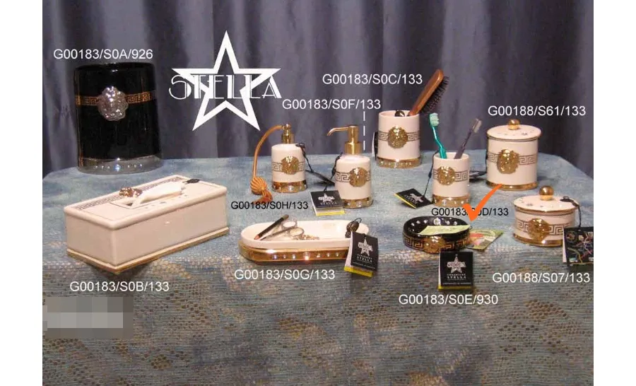 obrazek 1 Czarna ceramiczna mydeliniczka do luksusowej łazienki