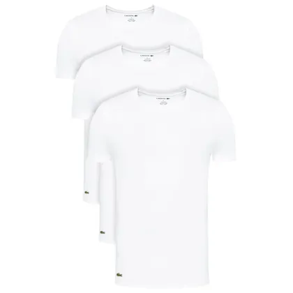 Zdjęcie Lacoste Komplet 3 t-shirtów TH3321 Biały Slim Fit